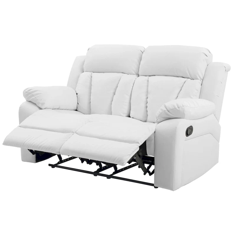 Daria Faux Leather Reclining Loveseat