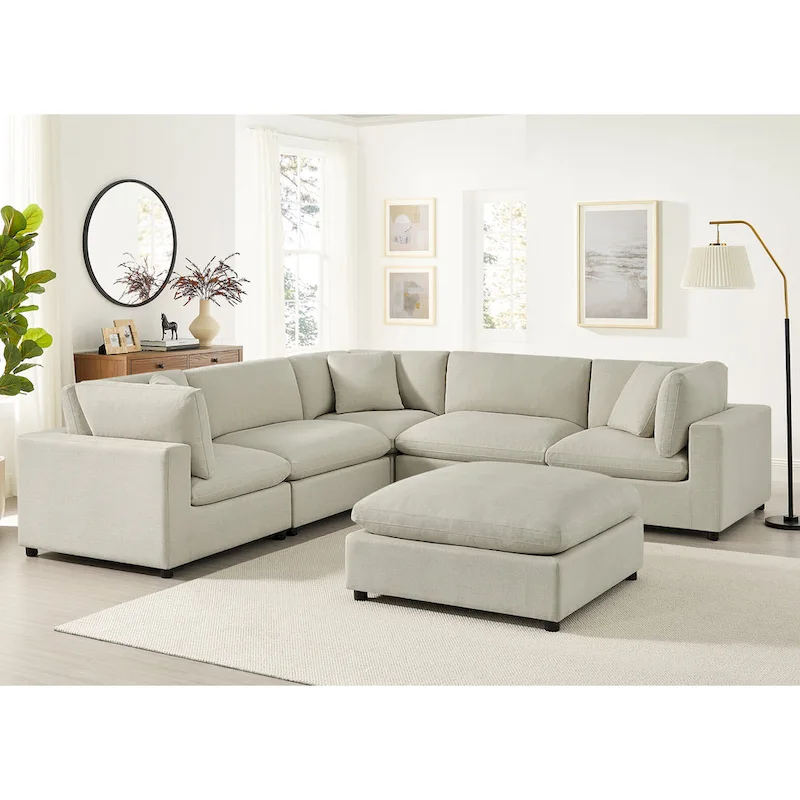 Cambrai 40 in. Square Ottoman by Greyson Living