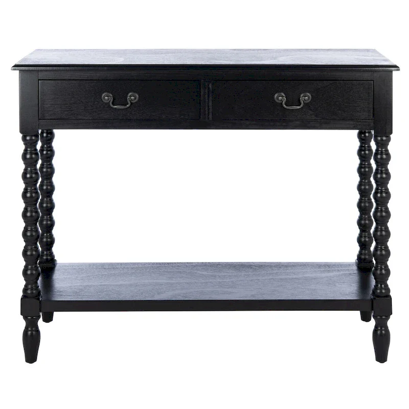 SAFAVIEH Henretta 2-Drawer Console Table - 35.5 W x 13 L x 29.5 H - 35.5 W x 13 L x 29.5 H - 36Wx13Dx30H