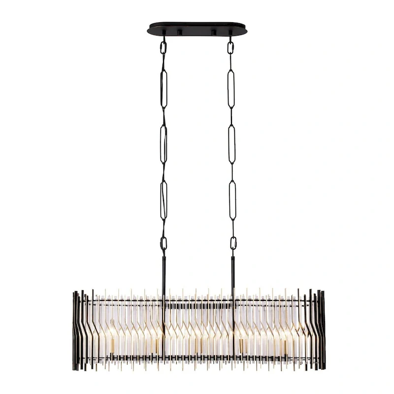 Park Row 5-Light 36  Long Kitchen Island Pendant - N/A