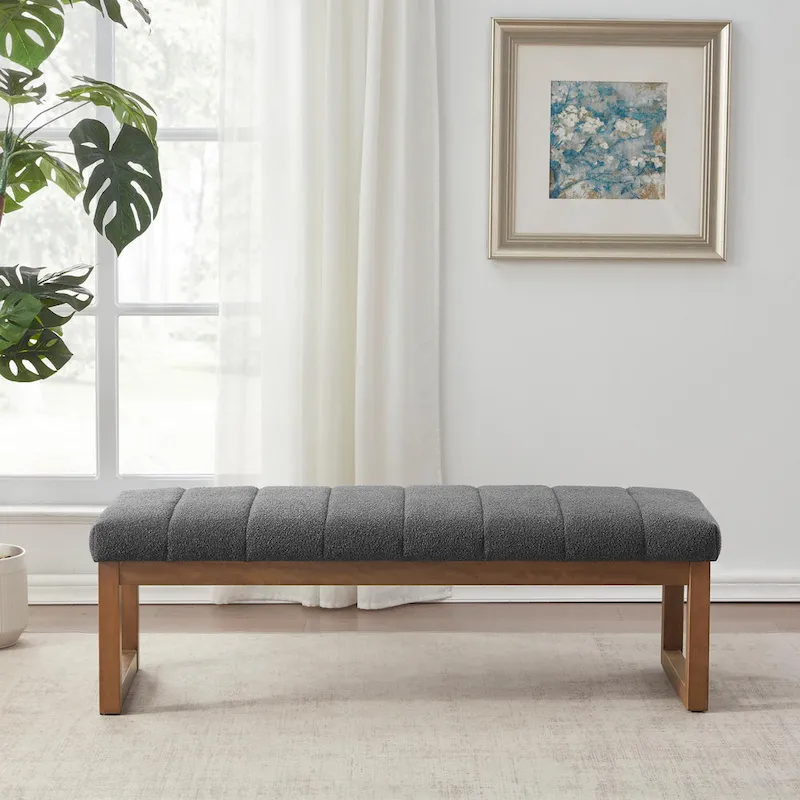 45 Entryway Upholstered Bench Shoe Rack Bench