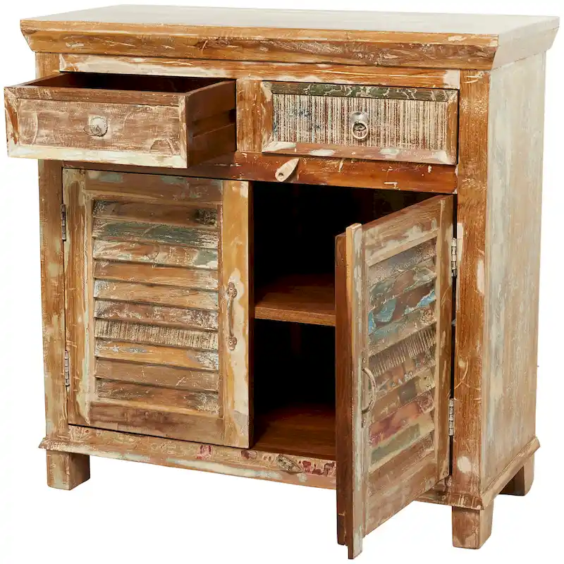 Brown Wood Handmade Cabinet