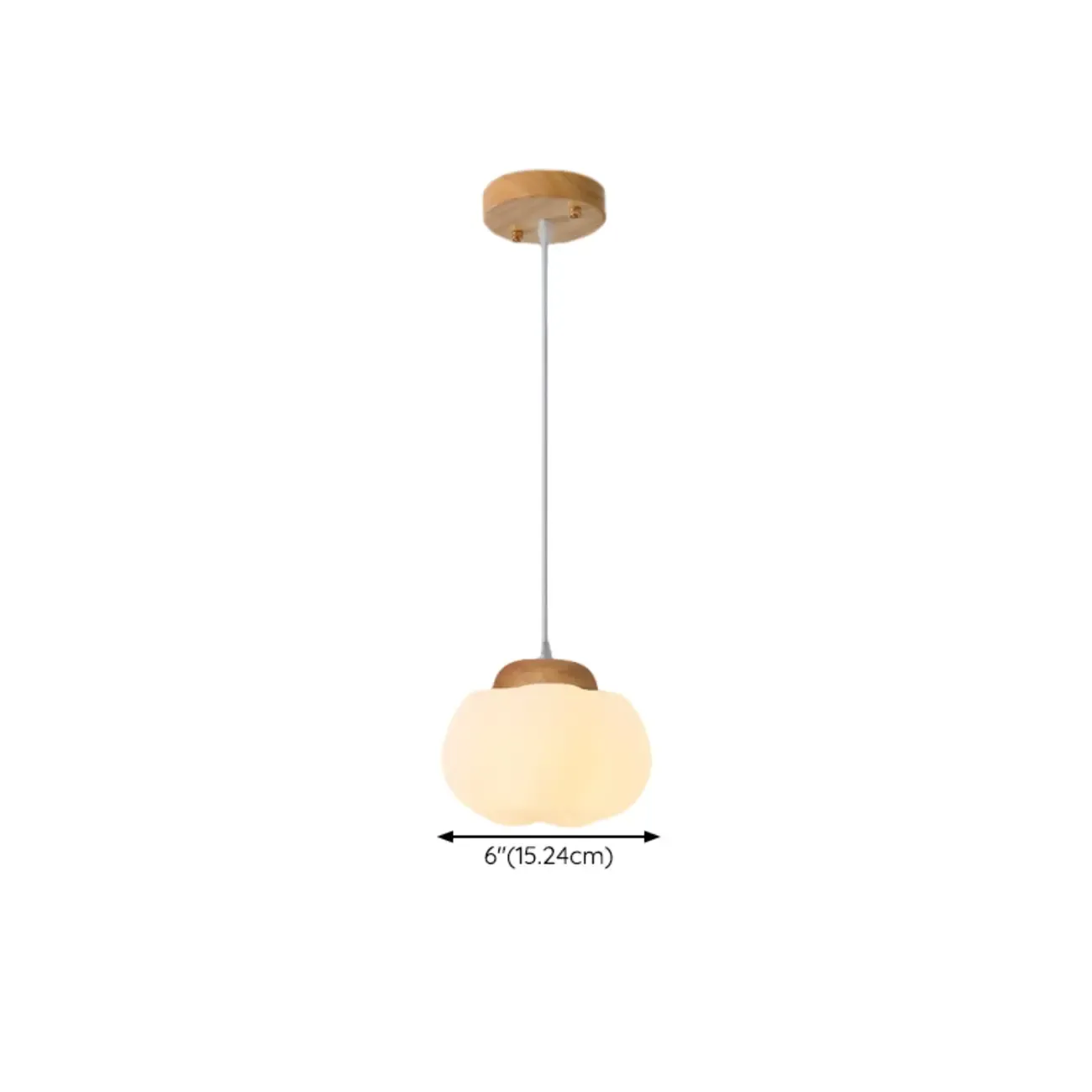 Glam Pumpkin Shape Pendant Light with Adjustable Hanging