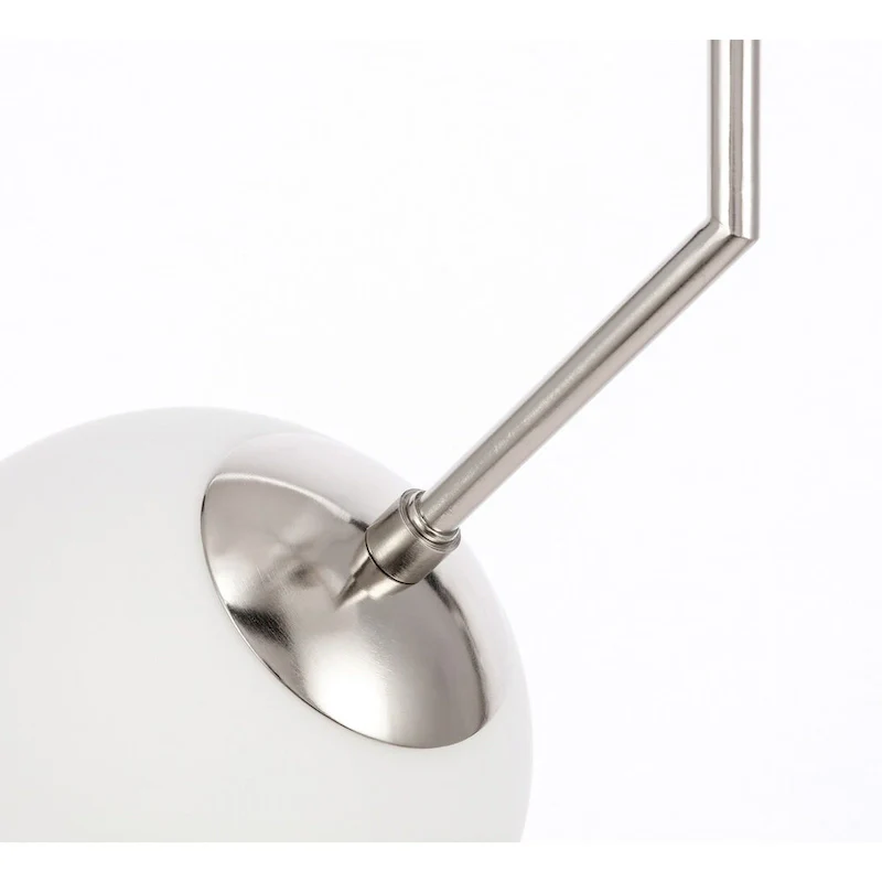 Bastina 20-Inch 1-DownLight Frosted Glass Pendant