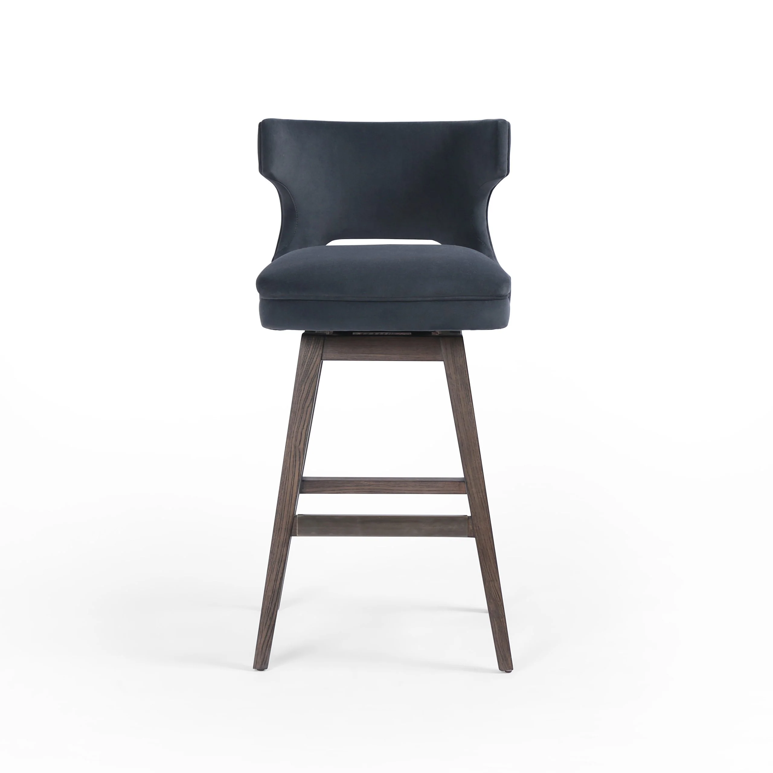 TASK SWIVEL STOOL-MODERN VELVET