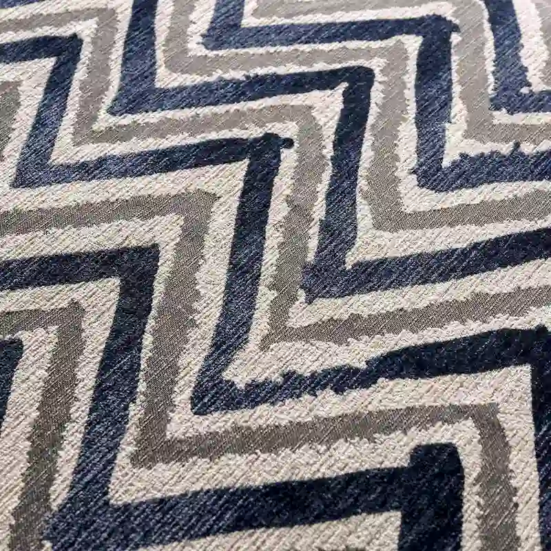 Slaren Transitional Navy Microfiber Padded 2-Piece Sectional and Chair Set by Furniture of America