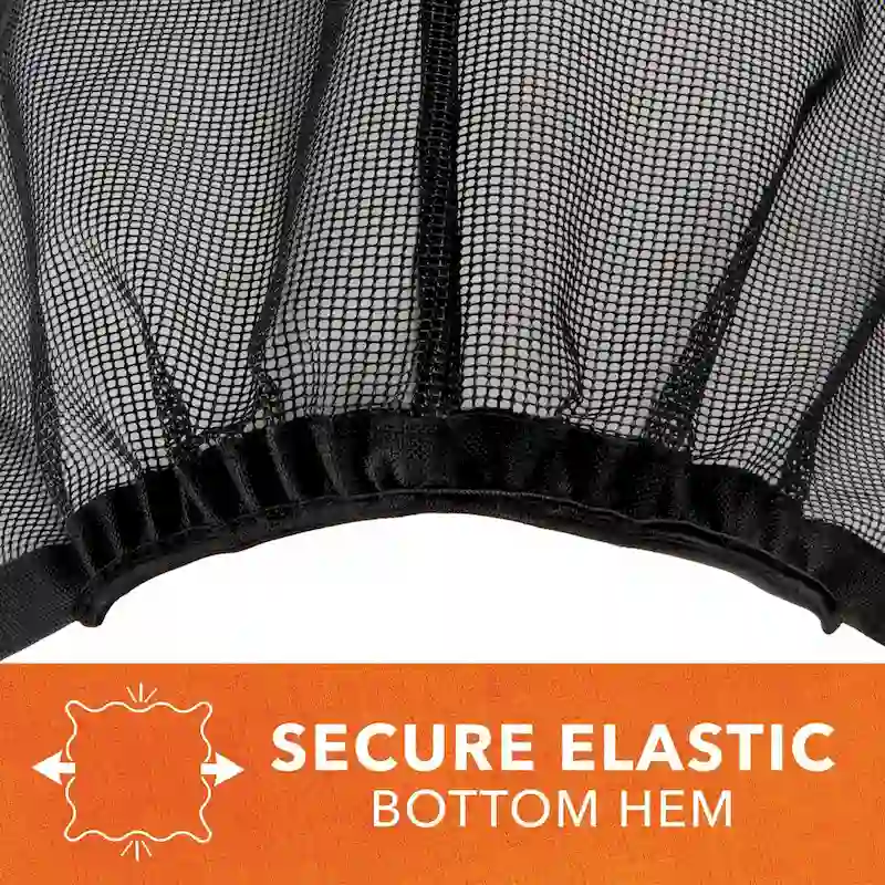 Modern Leisure Basics Square Air Conditioner Cover, 32  Square X 32 H, Black & Beige - 32 L x 32  W x 32  H