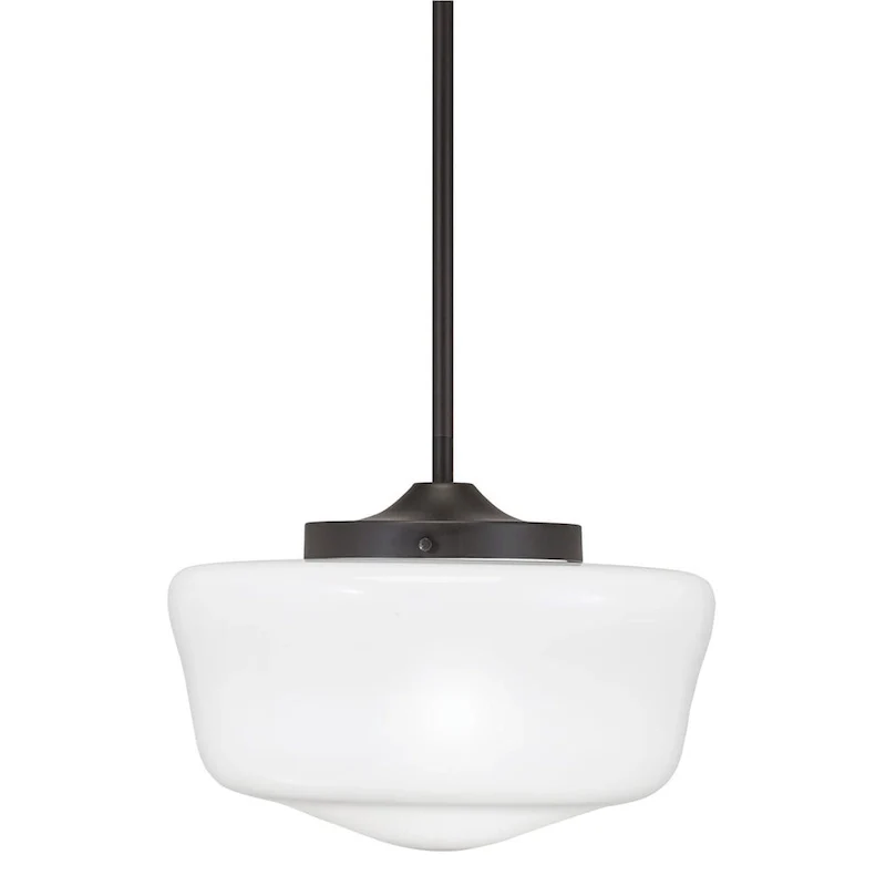 Transitional 1-light Bronze Mini Pendant