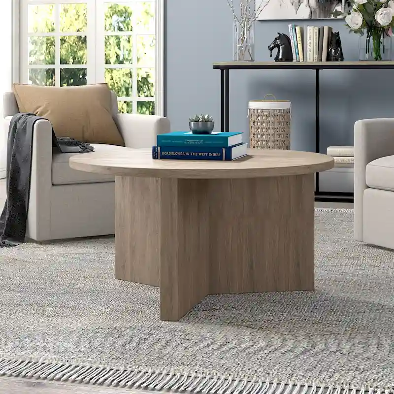 Anders 32 Wide Round Coffee Table