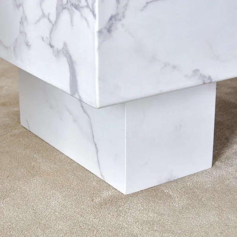 Modern Simple Texture Sticker MDF Coffee Table