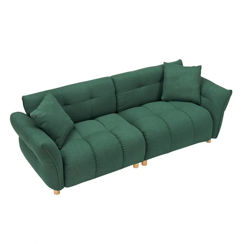 Upholstered 3-seater Sofa with Matching Pillows