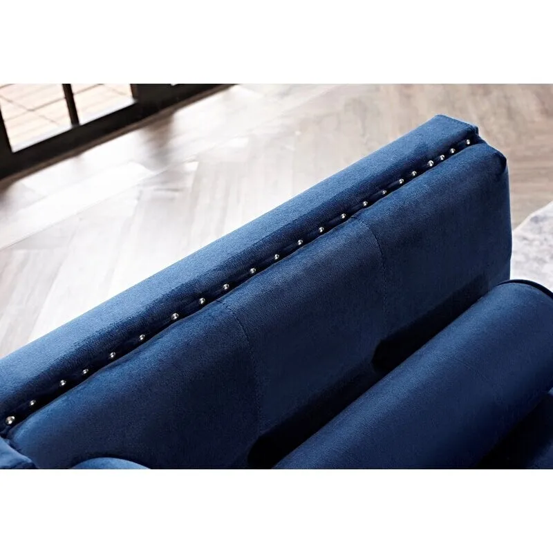 Kittleson 83 Velvet Square Arm Sofa