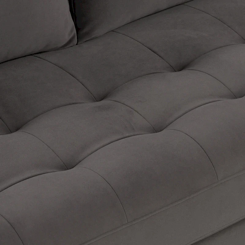 Poly & Bark Napa 72 Velvet Fabric Sofa