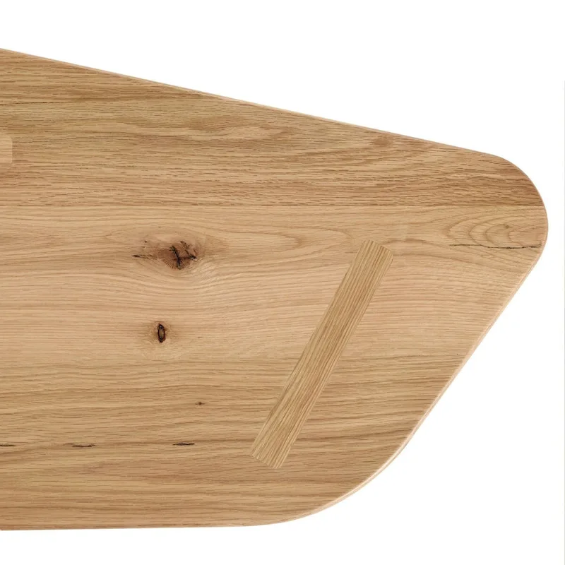 Modrest Jack Modern Natural Wood Coffee Table Set