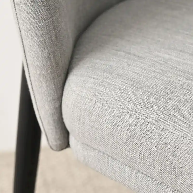 Linen Upholstered Dining Chair(Set of 2)