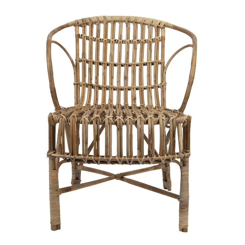 Pure Bamboo Chair with Rounded Back