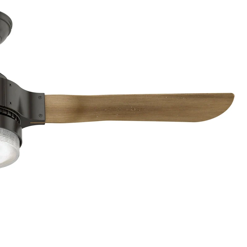 Hunter 54  Apache WiFi Ceiling Fan with LED Light Kit and Handheld Remote - Industrial - SMART FAN!