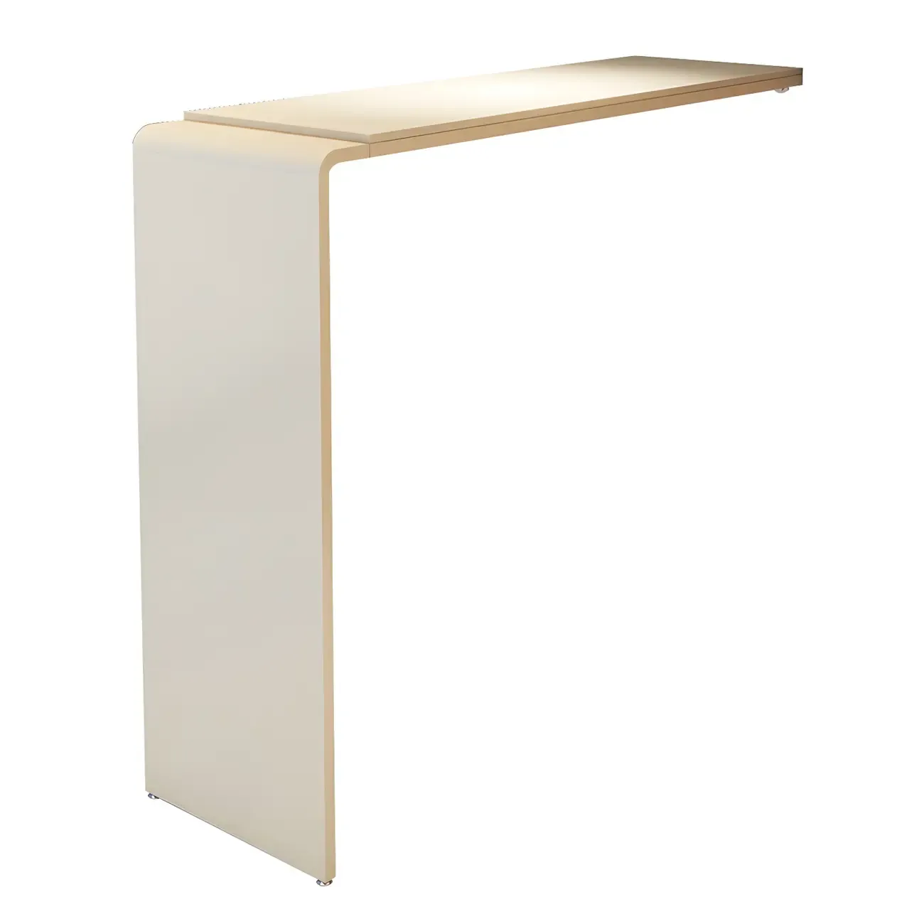 Modern Beige Stone Metal Wall Mounted Bar Tables