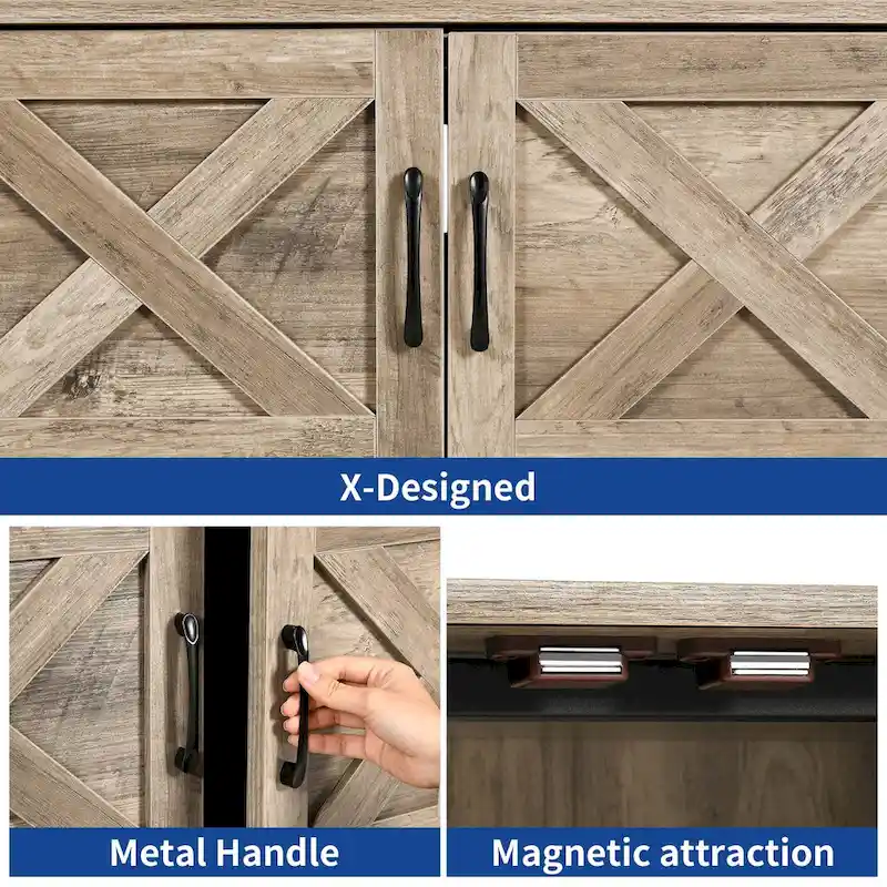 Moasis 40-50 Gallon Aquarium Stand Cabinet Fish Tank Stand with Power Outlets