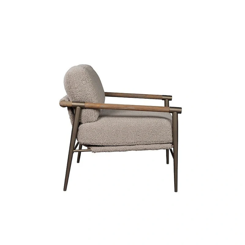 Upholstered Occasional Chair, Gray Wash