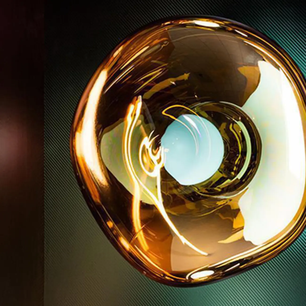 Modern Artistic Irregular Clear Shade Wall Sconce