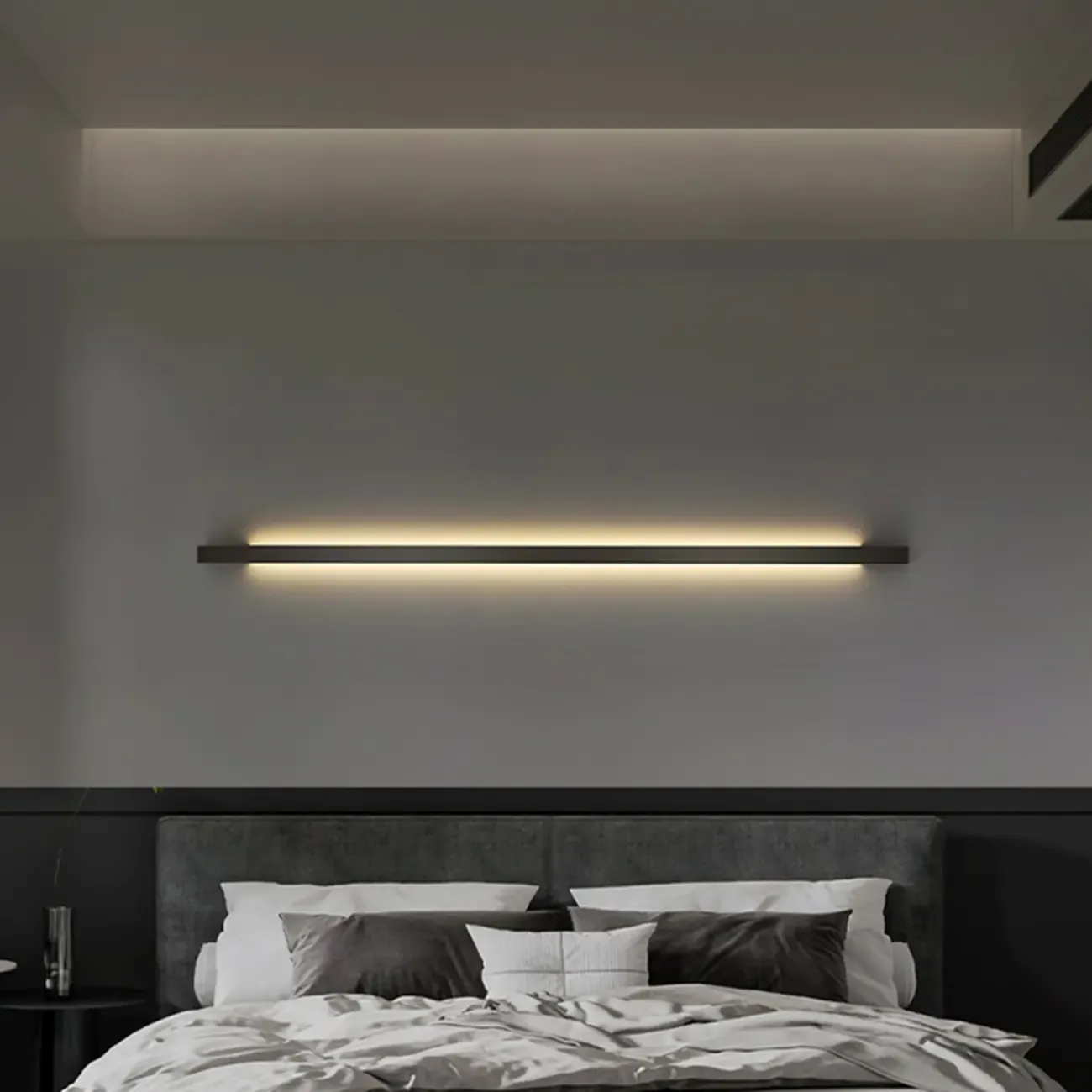 Minimalist Metal Acrylic Tube LED Wall Sconce