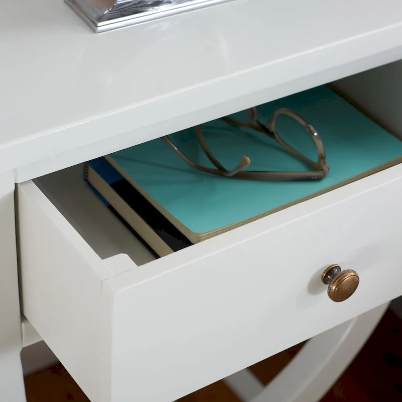 SAFAVIEH Liller 1-Drawer Accent Table Nightstand (Fully Assembled) - 18 W x 15 D x 27 H - 18Wx15Dx27H