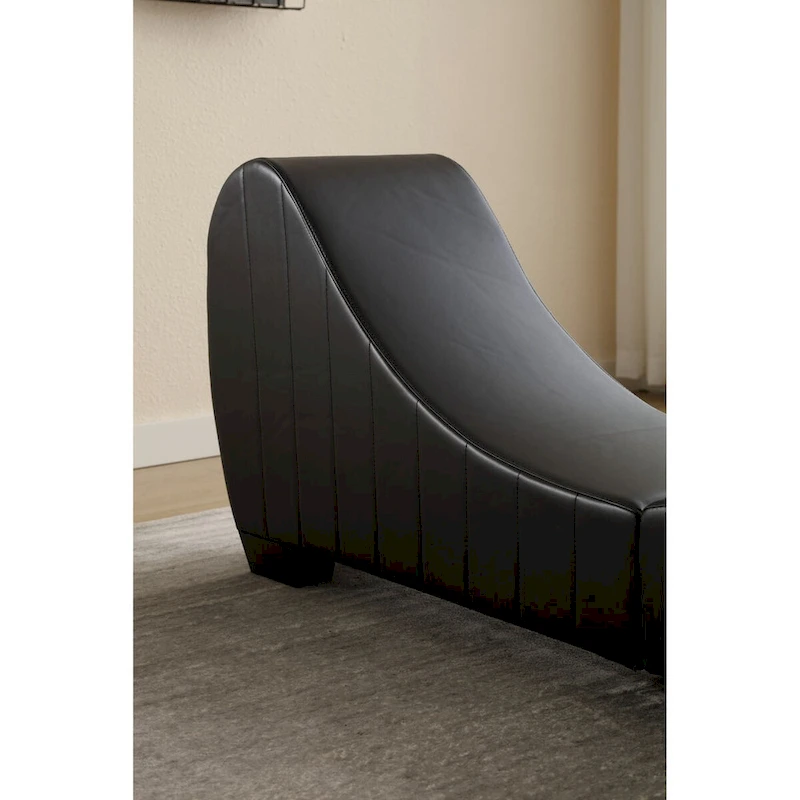 Modern Faux Leather Curved sofa