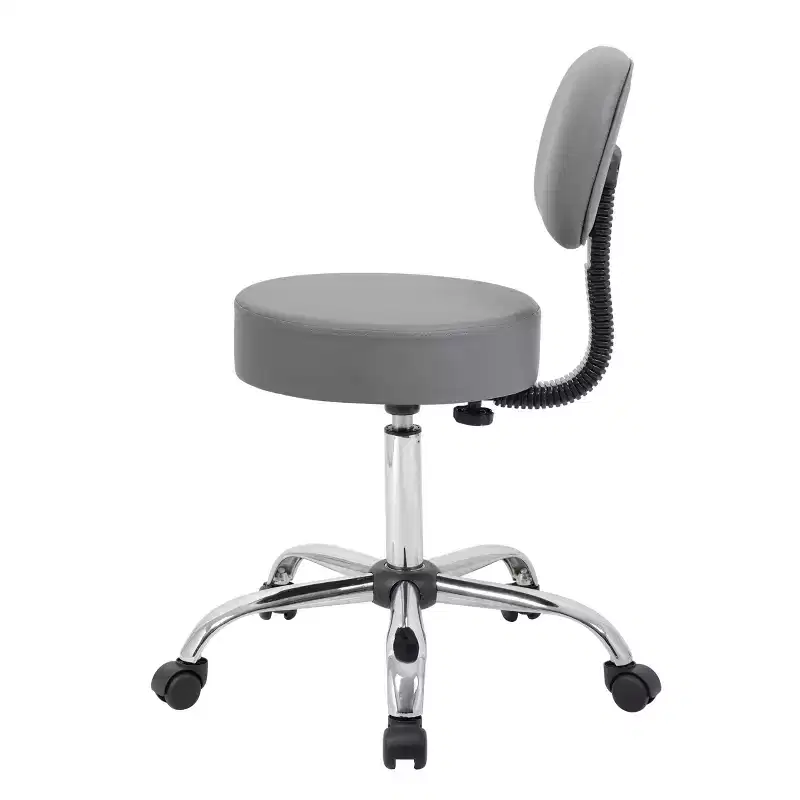 Medical Stool with Back Cushion - Boss Office Products