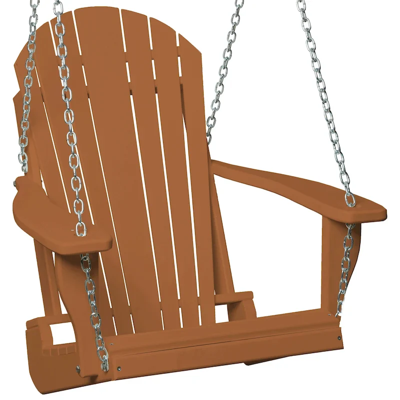 Poly Lumber Adirondack Swing Chair with Chains