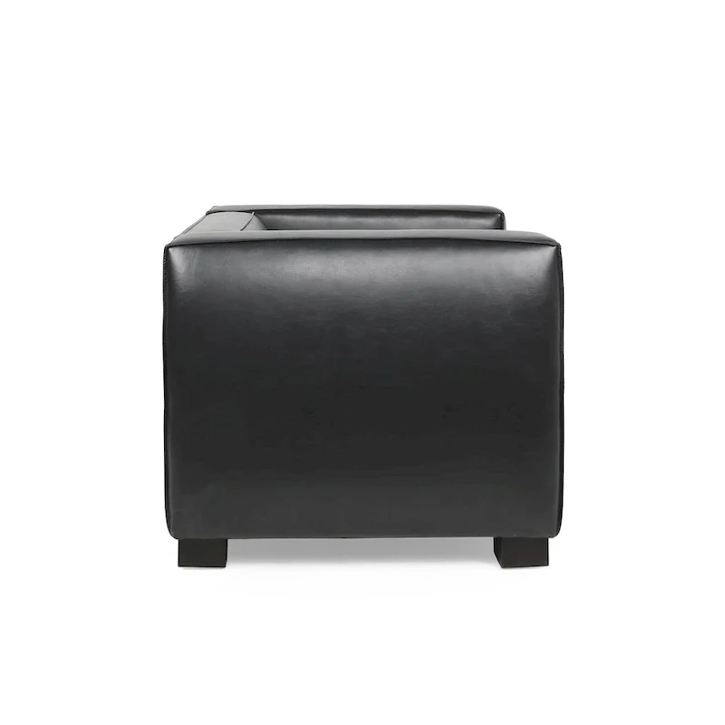 Goyette Faux Leather Club Chair