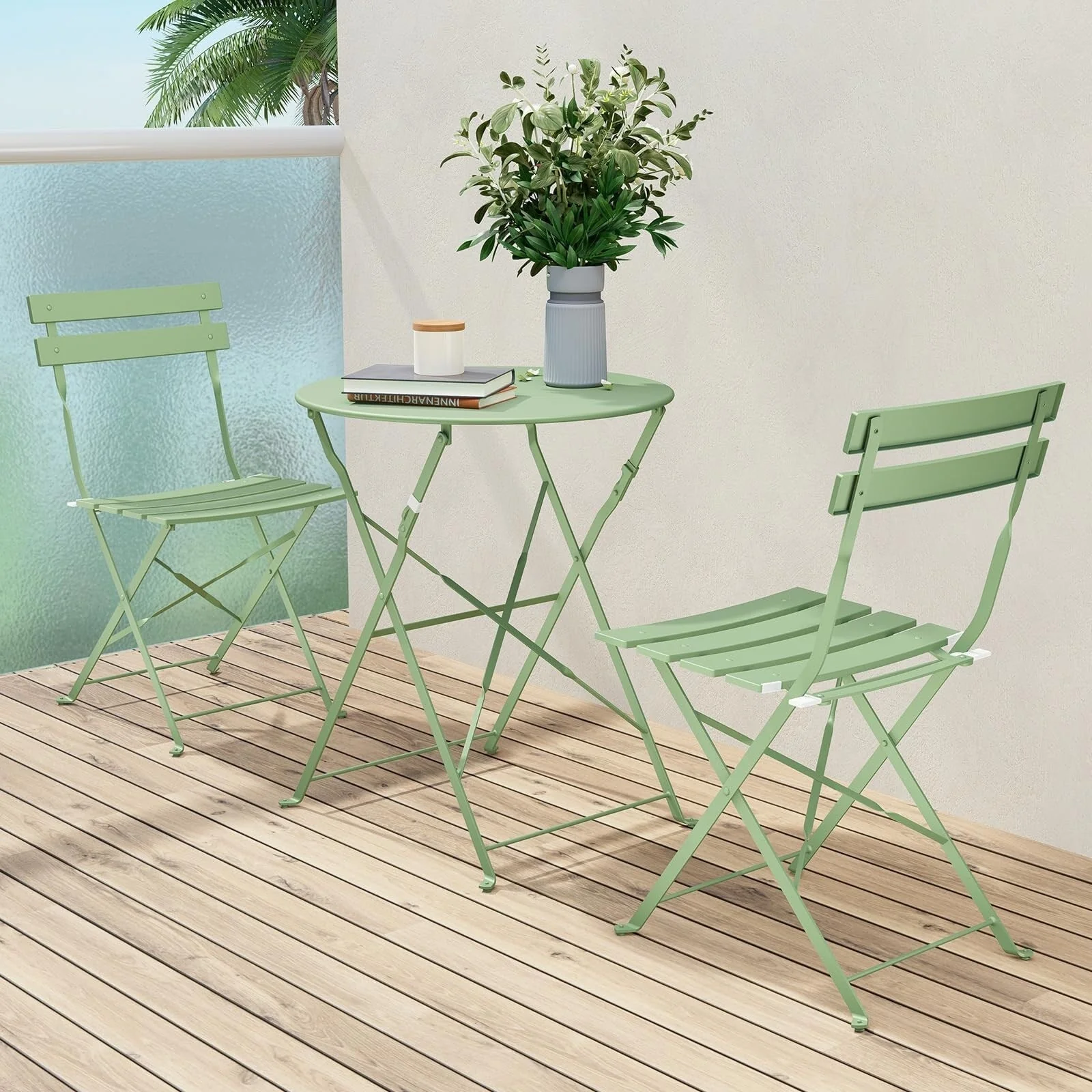 Round 2 Person - 23.6 Long Bistro Set