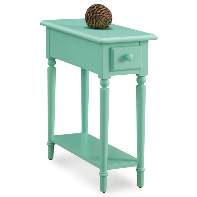 Coastal Chairside Wood Accent Table
