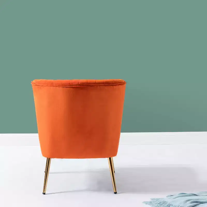 Quentin Velvet Accent Side Chair with Padded Seat Set of 2 | Karat Home