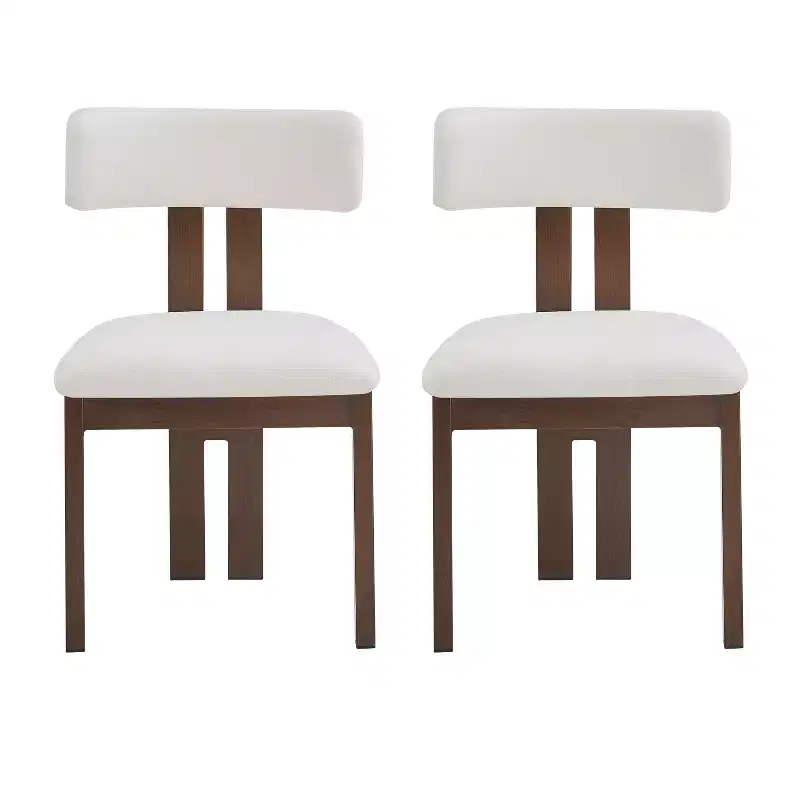 Christopher Knight Home Astura Iron Frame Upholstered Dining Chairs (Set of 2)
