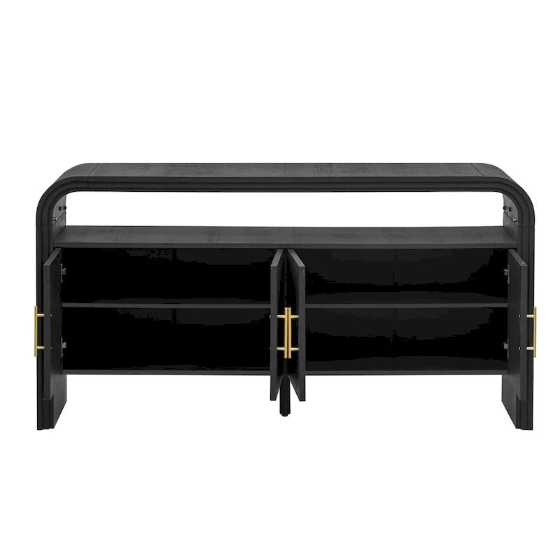 Elegant Sideboard with Treated Fir Veneer,Suitable For Entryway, Hallway, Living Room, Foyer, Corridor