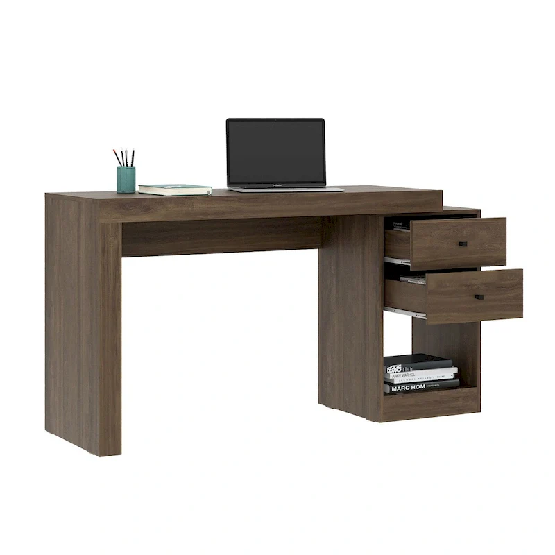 Modern Designs Expandable 47 to 61 Inches Long Home Office Desk