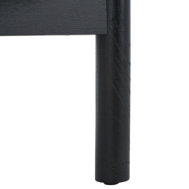 SAFAVIEH Couture Alberdine Rattan/Glass Accent Table - 23 In. W x 23 In. D x 24 In. H - 23W x 23D x 24H