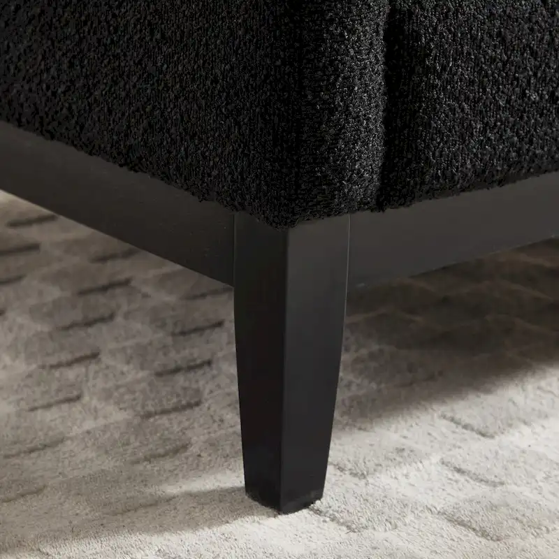 35.4W Modern Reading Chair,Upholstered Accent Chair with Pillows and Wood Legs