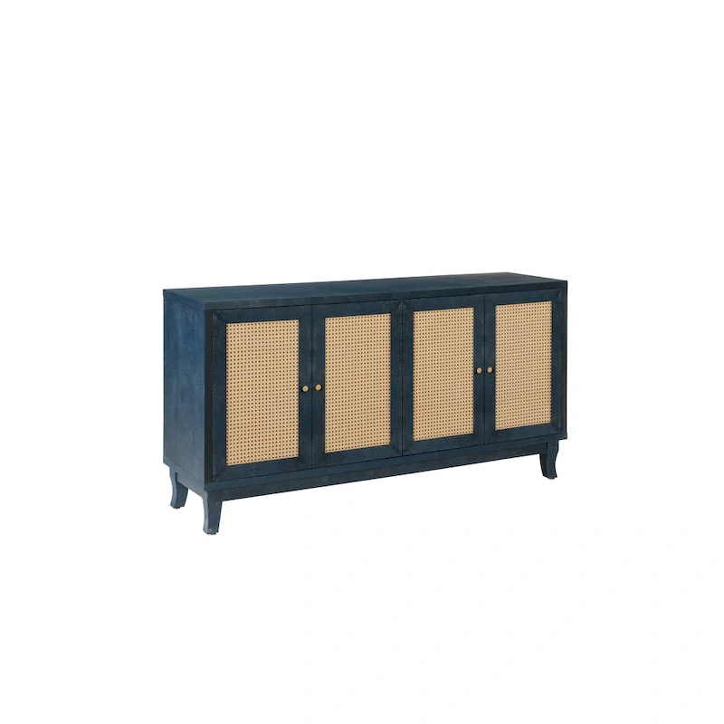 Rattan Sideboard Buffer Cabinet