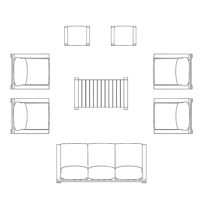 Rhodes 8-Piece Seating Set