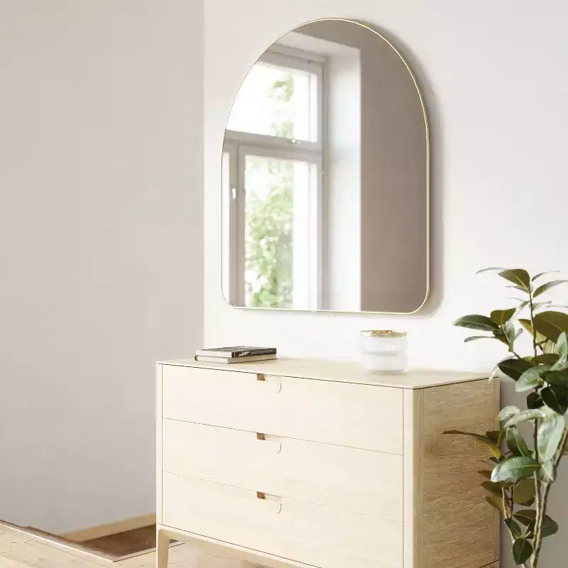 34 x 36 Arched Decorative Wall Mirror