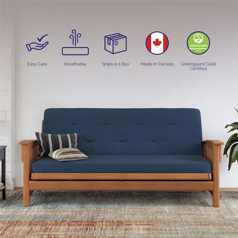 DHP Trule 6-Inch Bonnell Coil Futon Mattress