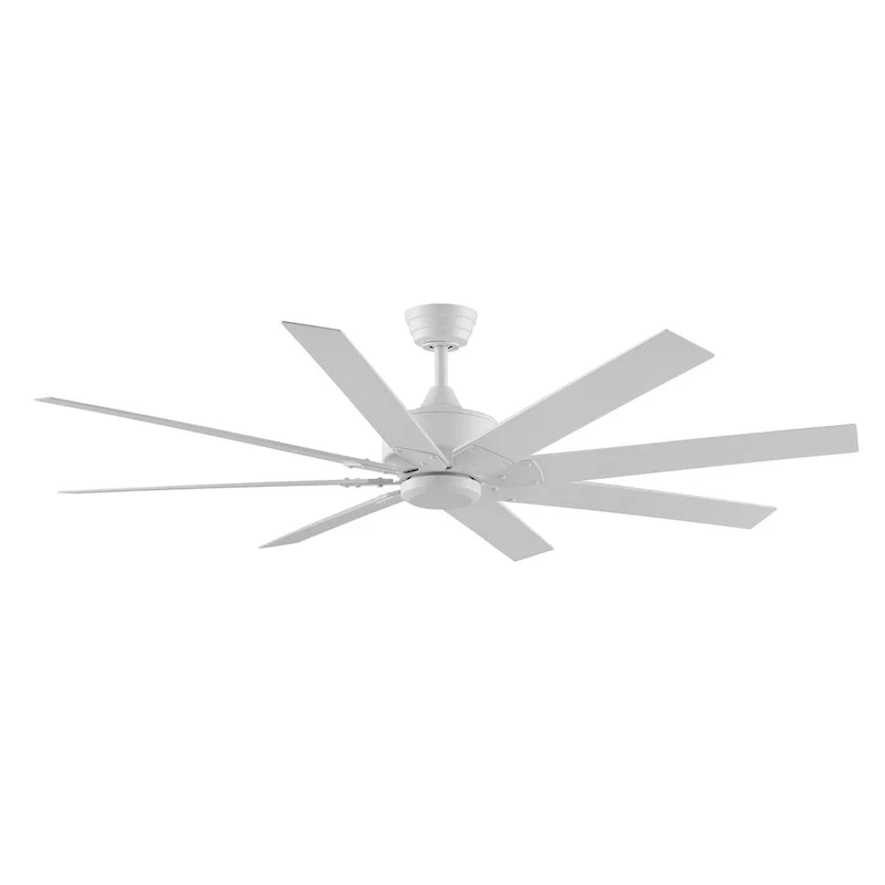 Levon Custom Indoor Ceiling Fan DC Motor - Matte White