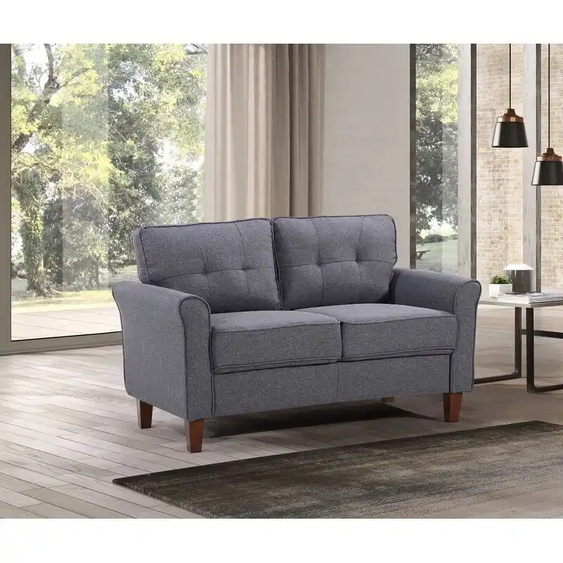 Kouchouk 54.5 Linen Flared Arm Loveseat