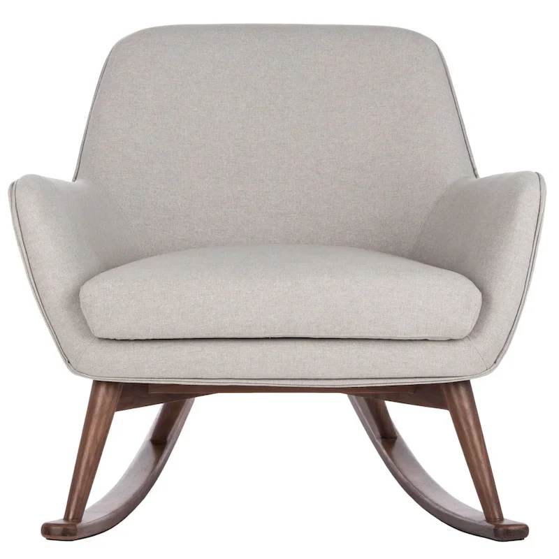 SAFAVIEH Couture Breeda Mid-Century Rocking Chair - 32Wx37Dx32H