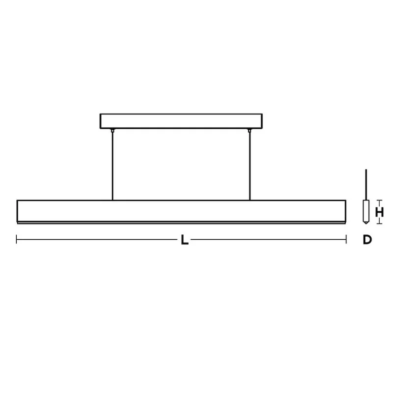 Stealth 36  Linear LED Pendant - 120V