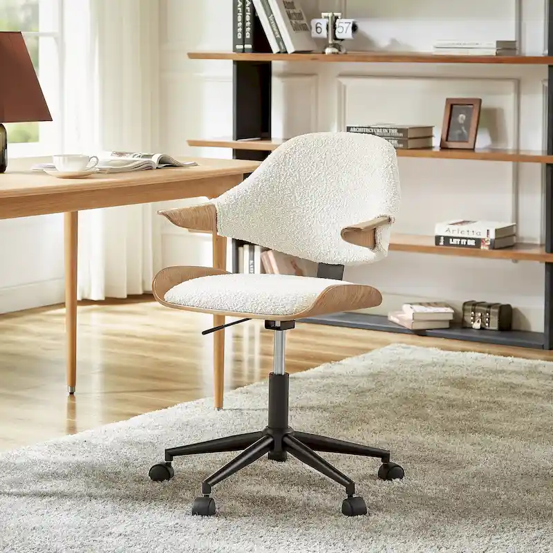 Adjustable and Rolling Desk Chair