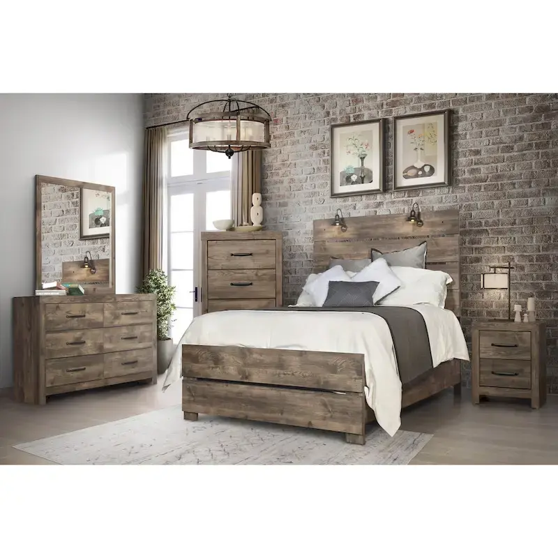 Greige 5-piece Bedroom Set