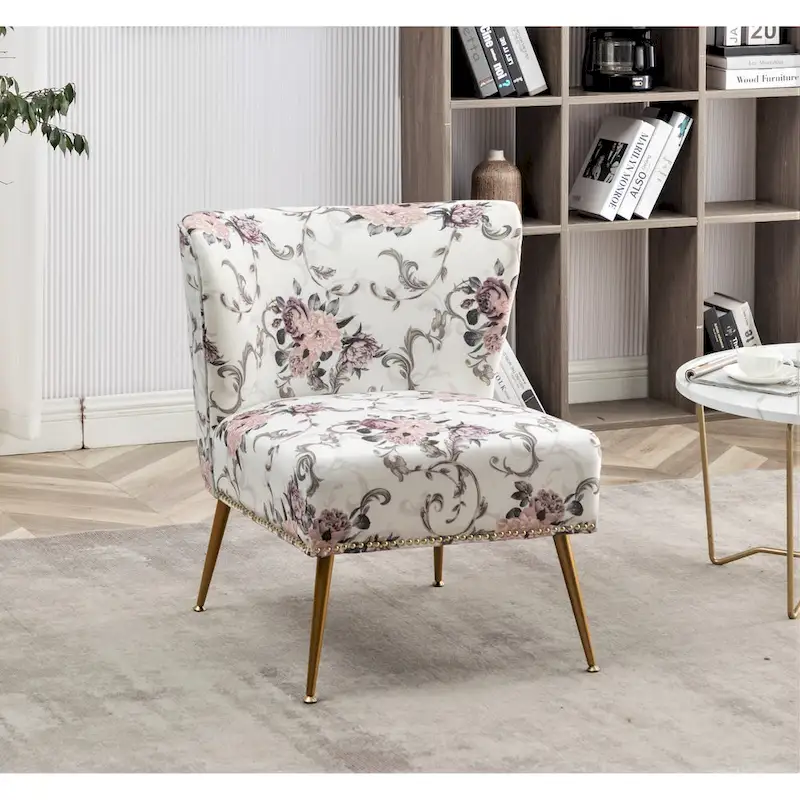 Friant 25W Microfiber Upholstered Slipper Chair